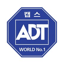 캡스 adtcaps 로고 스티커 cctv 스티커, 소, 레드, 1개