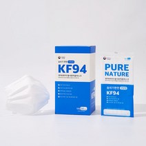 퓨어네이처 덴탈형 KF94 100% 국산 피부 저자극 마스크, (대형) 30매입 2박스