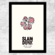 더 퍼스트 슬램덩크 굿즈 판플랫 THE FIRST SLAM DUNK 극장판 smb001, 블랙 프레임, 샴페인 25