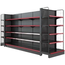 마트 진열장 주문제작 슈퍼 편의점 상품 전시 진열대, 상세이페이지 참고, 블랙 60x32x163 x5단x바퀴