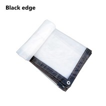 쉘터 원터치 6인용 돔 텐트 벙커 캠핑 카 4인용 필름 투명 방수 천 발코니 정원 방수 대피소 즙이 많은 식물 대피소 온도 그늘 항해 유지, 검은 테두리, 2x6m(1개)