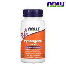 나우푸드 피크노제놀 소나무껍질추출물 30mg 60캡슐