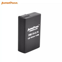 견고한 7.4V 1500mAh EN-EL14 EN Camera Battery +LCD Charger For Nikon D5200 D3100 P7000 MH-24, 03 1 battery