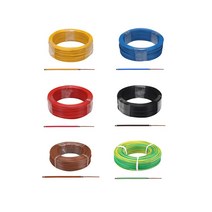 HFIX 1.5SQ 100M 난연소재 전선 전기선 소방자제 단선 스위치 콘센트, 검은, 1개