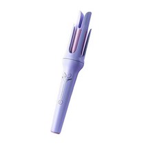 32mm 자동 고데기 오토 웨이브 봉고데기 셀프 헤어 컬링 온도 3단계 조절 초보자용, 퍼플, 32CM