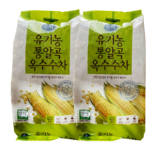댕Ol몰 샘표 순작 통알곡 유기농 옥수수차 대용량 봉지 1kg, 2개