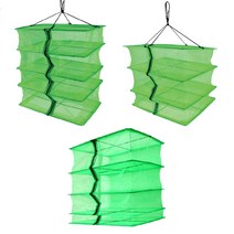 생선 말리는 망 건조 식품 고추 캠핑 야채 식기 다용도 위생 나물 생선 말리기 위생그물, 사각 식기 건조망 4단