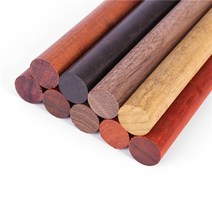 천연 나무 바 핸드메이드 둥근 막대기 DIY 재료 직경 12cm 길이 블랙 로즈우드 5 개, 16 16 Purple heart