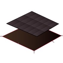 스노우피크 어메니티 돔 L 매트 시트 세트 SET-121D 동계캠핑용품, 단품