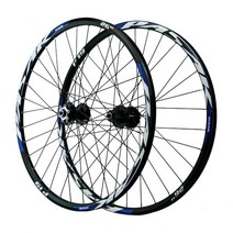 Pasak MTB 휠셋 Aro 29 27.5 26 클린처 림 디스크 브레이크 32 홀 F9x100 R9x135 허브 글꼴 2 후면 5 베어링 Bicicleta Carretera, 26 블랙 허브 블루, 결정적인 요인, 19mm