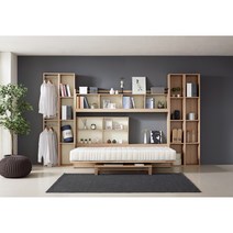 오키미키 폴딩 월베드 접이식 벽침대, 17.세로형+매트리스