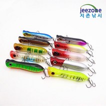 지존낚시 스틱베이트 80mm 611.4g 탑워터 플로팅 여름철 배스 쏘가리 루어낚시 용품 포퍼 미노우 미끼채비 트레블 훅 루어낚시용품, S08