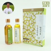코메가 저온압착 생들기름+참깨기름 180ml 선물세트, 1세트
