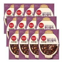 햇반소프트밀 통단팥죽 280g x 12개