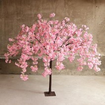 새로운 수양 벚꽃 소원 나무 인공 꽃 식물 웨딩, 분홍색
