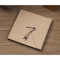 접착앨범 손수 남자 우의적 선물 핸드메이드 DIY 회고록 사진첩 맟춤제작 책 커플 추가 문자 점착 식 1934084179, 린넨 색 사진첩 쇠붙이 _선물세트 30 장 60 면
