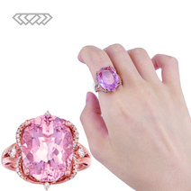 [다섯가지보석]14k GP 엘리스 핑크반지