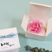 [미세스라라] 답례품-수제비누 선물세트, 02)1구 플라워비누 선물세트