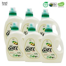 세제혁명 액체세제 지엘플러스투명1.8L*6통, 일반용