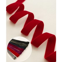 리본공예 리본재료 C108 양면 벨벳리본, 3.6cm, 바이올렛9
