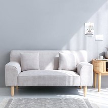 마켓비 티볼리 패브릭 소파 2인 1645, 베이지 9668.8457
