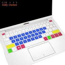 키보드 스킨 루프 포인트 키캡 커버 키스킨 Dell xps13 9380 9385 47, 캔디블루