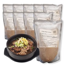 가마솥 뼈없는 갈비탕, 10개, 800g