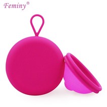 생리컵 여성용 재사용 가능한 생리 디스크 휴대용 생리 수집기 대체 탐폰 용 초박형 살균, 엑스