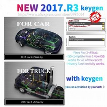 자동차 수리 도구 도착 .23 keygen 208R0 vd ds50e cdp TCS Multidiag 프로 지원 모델 자동차 트럭 CD 보내, 03 2017.R3 KEYGEN link