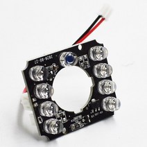차량용 LED IR 라이트 보드 트럭 버스 후면보기 카메라 야간 투시경 12V, 03 8 IR_01 12V
