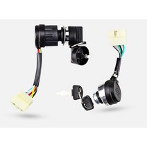 경운기 발전기 키박스 스타터 엔진 부품 스위치 키, B.디젤 전기 기계 시작 키 스위치