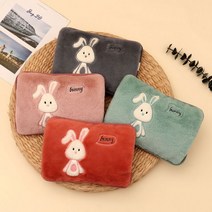 온수찜질기 충전식 전기 온열 찜질기 복대 손찜질 1+1, 양손 귀여운 토끼 색상 랜덤