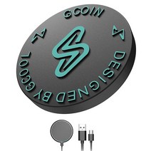 IVYGROW 로지텍 G502 라이트스피드 G703 G903 G 프로 x 슈퍼라이트 G 프로 무선 G403 무선 GPW 게임 마우스용 무선 충전 모듈 파워코인 (충전 보, Green