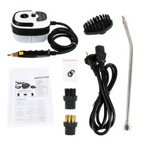 스팀 청소기 물걸레 유선 무선 습식 카페트 이불 2500w 가정용 고온 에어컨 후드, 하얀, 220v, 영국