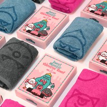 스위트몬스터 뱀부 캐릭터수건 3장, 3종 1세트