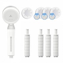 [이온폴리스]프리미엄샤워기+바디필터3EA+헤드염소필터3EA, 프리미엄샤워기+바디필터3EA+헤