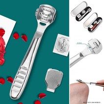 발 바닥 뒤꿈치 굳은살 각질 제거 칼 면도기 발관리 제거기, 02.우드