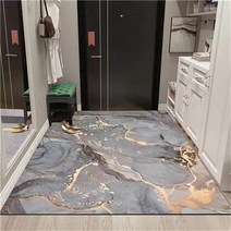 모던 거실 장식 카펫 간단한 현관 미끄럼 방지 욕실 방수 러그 주방 내유성 더러움 러그, 47.3 - 160x230cm