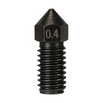 3D 프린터 부품 압출기 노즐 0.4mm M6 나사산 황동 금속 고온 고온 노즐 ankermake 3D 프린터, 하드 스틸