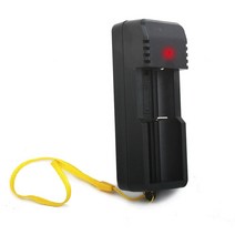 리튬이온 배터리 5핀 충전기 1구용 배터리 1850 16340 14500 26650 충전, 1개