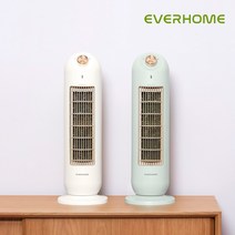 [알약기업용1user] 에버홈 PTC 알약 온풍기 EV-ES8000 히터 미니온풍기 사무실 가정용, 크림