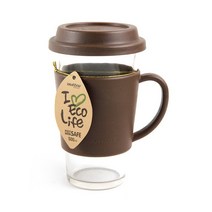 글라스락 유리 텀블러 500ml 브라운 유리컵 이유식컵, 용량본상품선택