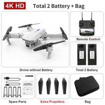 드론 헬리콥터 E88 와이파이 FPV 광각 HD 4K 1080P, 14
