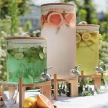 블랑뚜아 홈파티 투명 내열 유리 고급 프리미엄 디스펜서, 5L