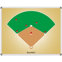 윈지커머스_(금강칠판) 휴대용 야구 작전 36x28.5 자석보드 게임 경기_WINZI_CMMC, 윈지커머스_단일옵션