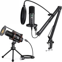 유튜브 방송 마이크 미국 PC용 MAONO USB 컴퓨터 줌 미팅 팟캐스트-630728