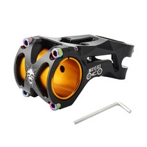 카본 스템 MTB 파워 31.8mm 35mm CNC 스티어 러 스템-17 도 70mm 초경량 오프로드 산악 자전거 XC AM DH 라이즈, [02] Black