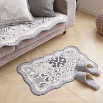 베누지오 포르테 그레이 워셔블 자카드 발매트 (50x70)