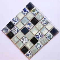 불규칙 모자이크타일 조각 믹스 크리스털 만들기용 재료250g 세라믹 DIY 모자이크 공예 취미 예술 벽 장식 돌 만들기 c g, 7