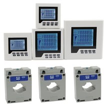 AC 0-50A-200A RS485 Modbus-RTU 패널 미터 분석기가있는 3 상 4 선 A V W kWh cos Hz Var 다기능 전력, 04 120*120 미리메터_04 200A